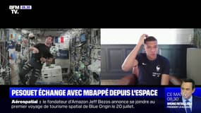 "Une atmosphère qui permet à chacun de s'épanouir": l'échange entre Kylian Mbappé et Thomas Pesquet depuis l'ISS