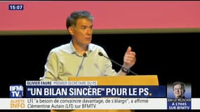 PS: Olivier Faure “refuse la résignation”