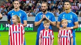 Adrien Rabiot, Gonzalo Higuain et Cristiano Ronaldo