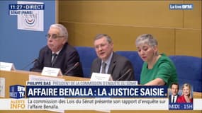 "Il n'y a pas UNE affaire Benalla..." Le président de la commission d'enquête du Sénat livre ses conclusions