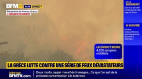 La Grèce en proie aux flammes dans la région de Patras, l'aide européenne est déployée