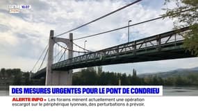 Rhône: des mesures d'urgence pour préserver le pont de Condrieu