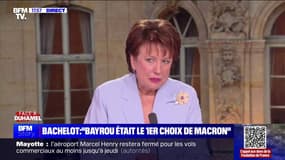 Bras de fer François Bayrou/Emmanuel Macron: "Je pense que c'est du théâtre. François Bayrou était le premier choix", assure Roselyne Bachelot