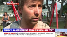 Attaque au couteau à Annecy: "On ne pense pas que ça peut arriver ici", explique un habitant