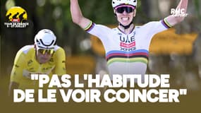 Tour de France (E4) : "Pas l'habitude de voir van der Poel coincer" dans le final pour Jérôme Coppel
