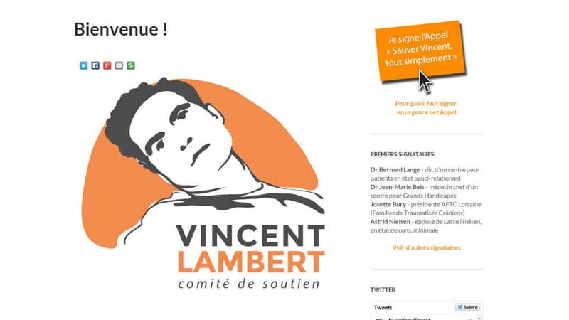 Des amis d'enfance de VIncent Lambert ont lancé un comité de soutien.