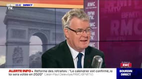 "Exactement", Jean-Paul Delevoye admet qu'avec la généralisation de la clause grand-père, la réforme des retraites sera appliquée dans 40 ans
