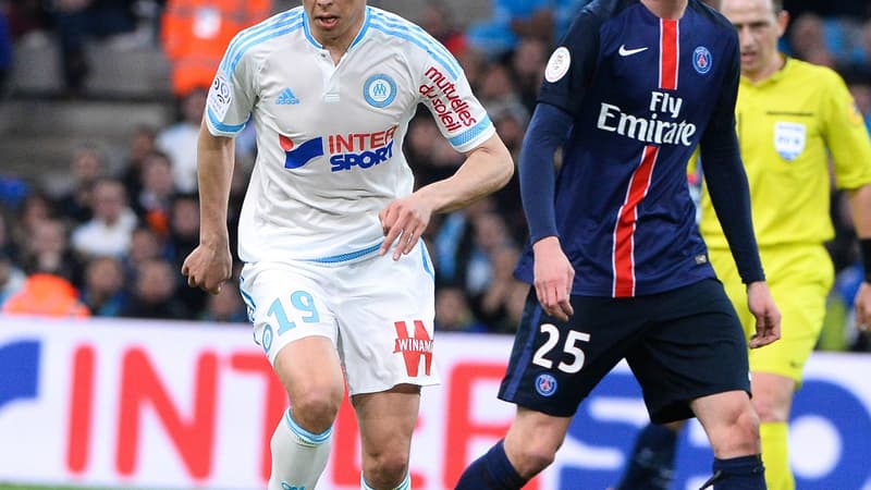 Barrada aux côtés de Rabiot lors de OM-PSG