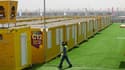 Les cabines d'hébergement des supporters au Qatar