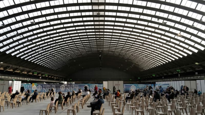 Nice: le Palais des Expositions redevient un vaccinodrome