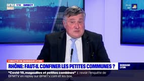 Rhône: Max Vincent, maire (UDI) de Limonest, juge "indispensable" un confinement le week-end s'il permet de freiner l'épidémie