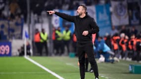 Roberto De Zerbi lors d'OM-Lens, le 8 mars 2025.