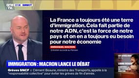 Immigration: Emmanuel Macron défend "une politique de fermeté et d'humanité" dans le Parisien/Aujourd'hui en France