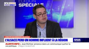 Démission de Rottner: Thibaud Philipps, vice-président de la région, n'a pas "senti de lassitude" de sa part