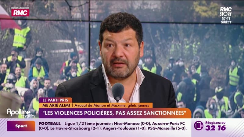 Gilets jaunes : "Les violences policières ne sont pas assez sanctionnés"