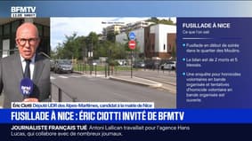 Fusillade à Nice: pour Éric Ciotti, il manque "250 policiers dans le département des Alpes-Maritimes"