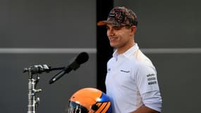 Le Britannique Lando Norris à Mexico le 4 novembre 2021