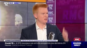 Adrien Quatennens face à Jean-Jacques Bourdin en direct  - 16/02