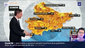 Météo Côte d’Azur: un ciel très nuageux avec quelques précipitations attendues, jusqu'à 11 degrés à Nice