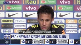 "Je n'ai aucun problème, ni avec Cavani, ni avec mon entraîneur." Neymar s'exprime sur le PSG