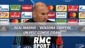 Real Madrid : "Benzema souffre un peu" confie Zidane