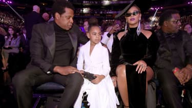Blue Ivy entourée de ses parents, Jay Z et Beyoncé