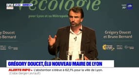 Elu maire de Lyon, il revendique une victoire "historique", le discours en intégralité de Grégory Doucet