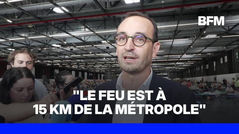 Incendie en Gironde: "Pas d'évacuation de Bordeaux à l'ordre du jour", affirme le maire Thomas Cazenave