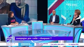 "Cette campagne est scandaleuse. C'est une offense faite à tous les pays où les femmes n'ont pas le choix de porter un voile." Catherine Rambert demande la démission de eucopresident qui a lancé cette campagne pro-voile. 