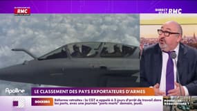 Le classement des pays exportateurs d'armes, la France bien positionnée