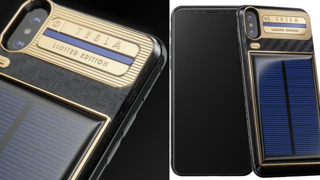 Un Russe a imaginé un iPhone X Tesla