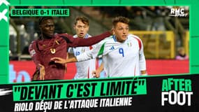 Belgique 0-1 Italie : "Devant c'est limité" Riolo déçu par l'attaque Italienne