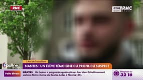 Nantes: "J'ai eu peur lorsqu'il m'a parlé du 11 septembre", raconte un camarade de l'assaillant