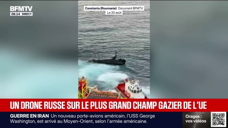 Roumanie: un drone maritime détruit près d'un projet gazier en mer Noire