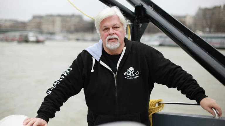 Paul Watson à Paris, le 15 janvier 2015