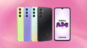 Moins de 210 euros pour ce smartphone Samsung Galaxy A34, n'attendez plus 