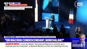 Marine Le Pen: "Je serai la présidente du respect des Français"
