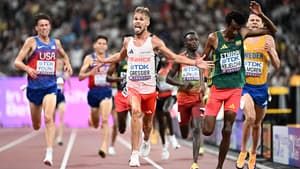 Jimmy Gressier aux Mondiaux d'athlétisme de Tokyo le 14 septembre 2025