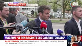 Emmanuel Macron reconnaît avoir été "trop loin" lorsqu'il a exhorté les Français à "traverser la rue" pour trouver du travail