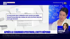 Eric Ciotti répond à Christian Estrosi et invite le maire de Nice à "débattre"
