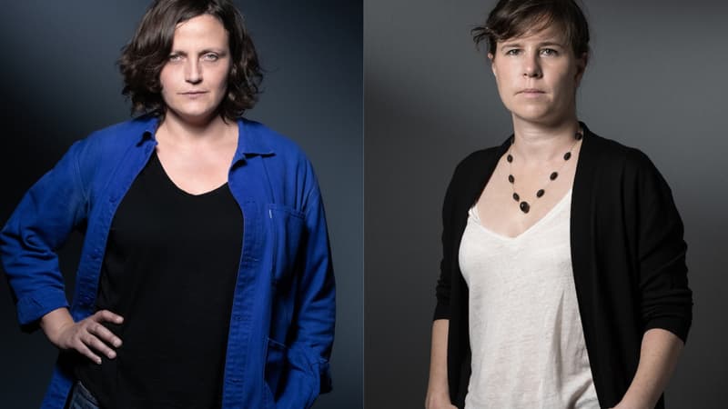 Anne Pauly et Constance Rivière, deux des trois finalistes du Goncourt du premier roman