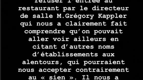 La story Instagram de Karidja Touré