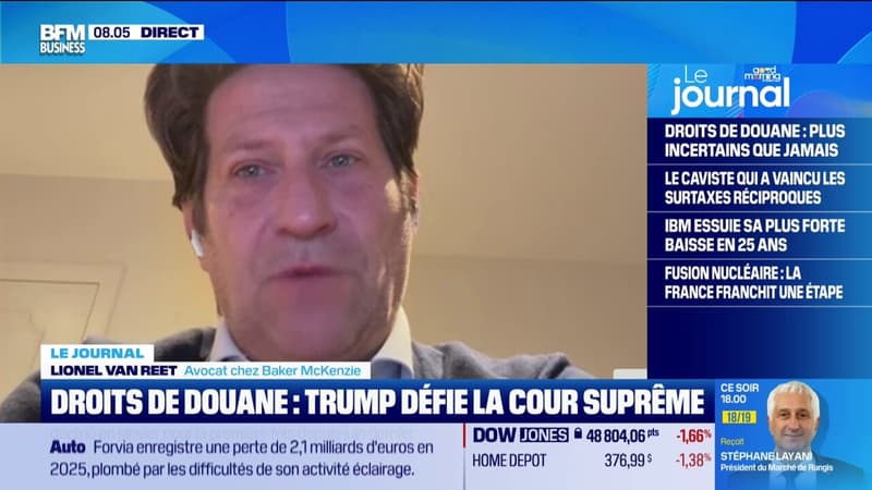 Nouvelle taxe américaine de 10%: "Ces droits de douane additionnels vont venir s'ajouter aux droits déjà ressentis par les sociétés qui importent aux États-Unis", assure Lionel Van Reet (avocat)