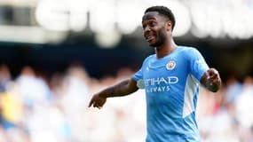 Raheem Sterling avec Manchester City