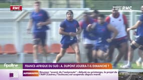France-Afrique du Sud: A. Dupont jouera-t-il dimanche ?