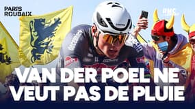 Paris-Roubaix : Van der Poel préfère une course sans la pluie