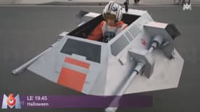Zapping TV: Il transforme le fauteuil de son fils handicapé en vaisseau Star Wars pour Halloween