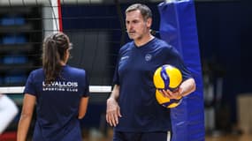 Frédéric Havas, l'entraîneur de Levallois, le 18 octobre 2022.