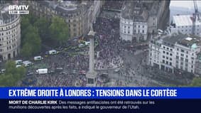 Manifestation de l'extrême droite à Londres: la tension monte dans le cortège