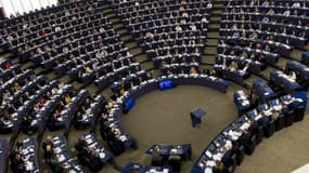 Les membres du Parlement européen, le 25 octobre 2017
